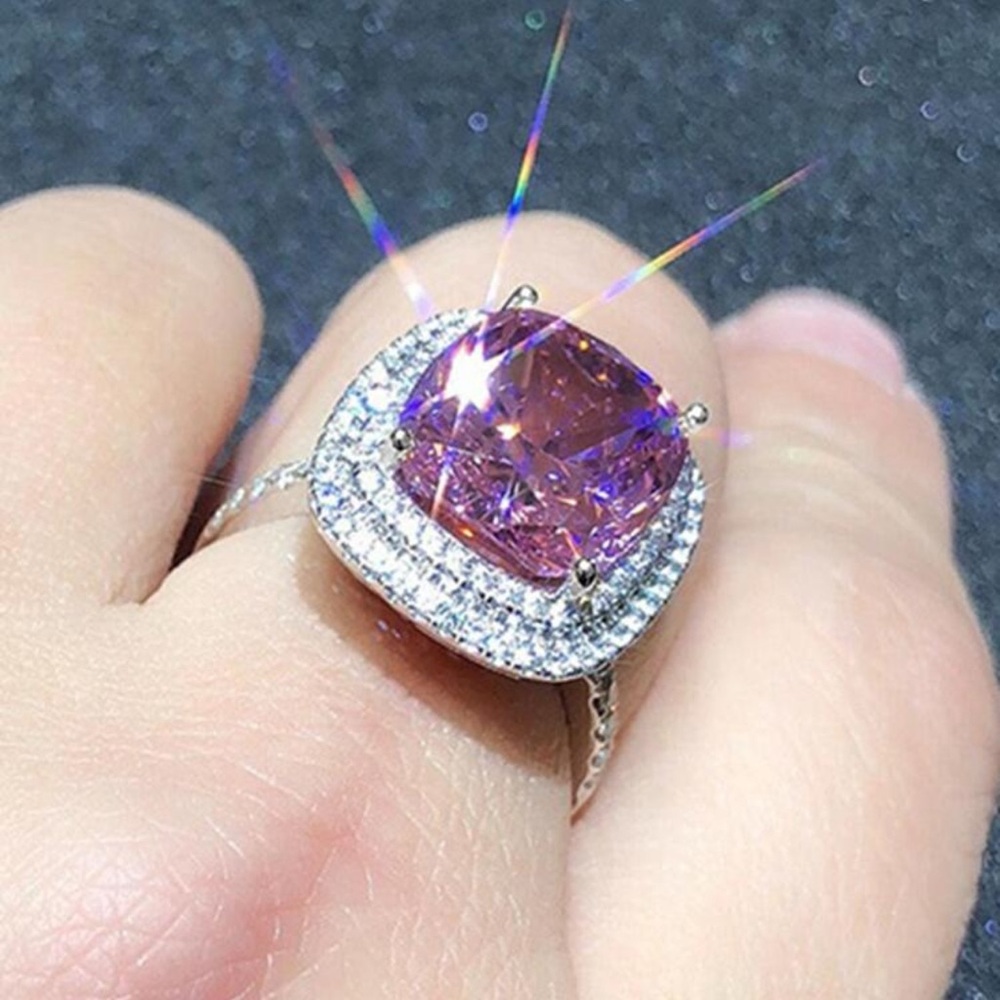 - SAPPHIRE BRIDAL WEDDING RING - Picture 7 of 15